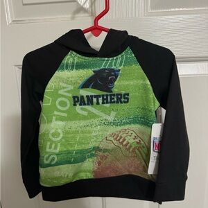 Black Carolina Panthers Jersey for babies 2T NWT fan gift baby shower